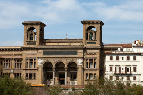 Florencie - národní Ústřední knihovna — Stock fotografie