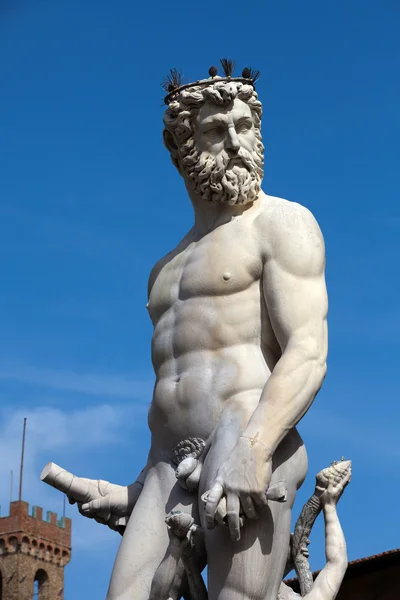 stock image Florence - Statue of Neptune