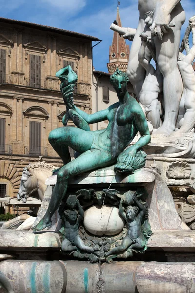 Florencja, Piazza della Signoria — Zdjęcie stockowe