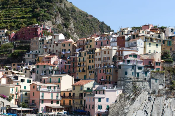Manarola - uma das cidades de Cinque Terre em itália — Fotografia de Stock