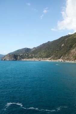 cinque terre pitoresk sahil şeridi