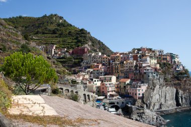 Manarola - İtalya 'nın Cinque Terre kentlerinden biri