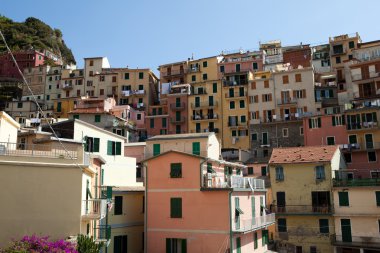 Manarola - İtalya 'nın Cinque Terre kentlerinden biri