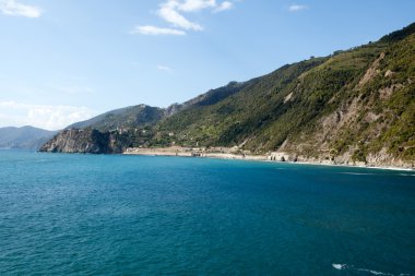 Cinque terre-sahil manarola ve corniglia arasında