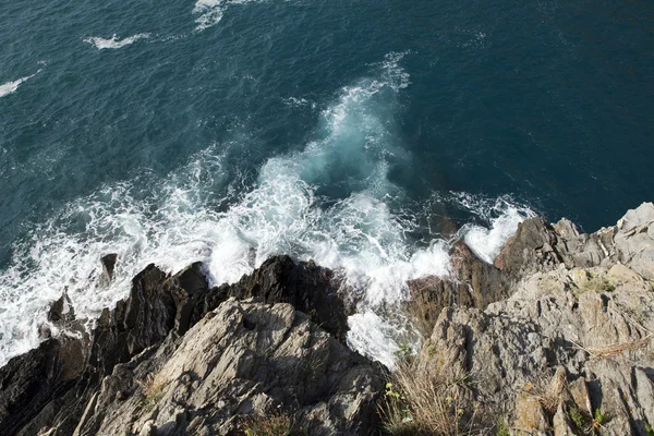 Manarola の崖。チンクエ ・ テッレ、リグーリア州イタリア — ストック写真