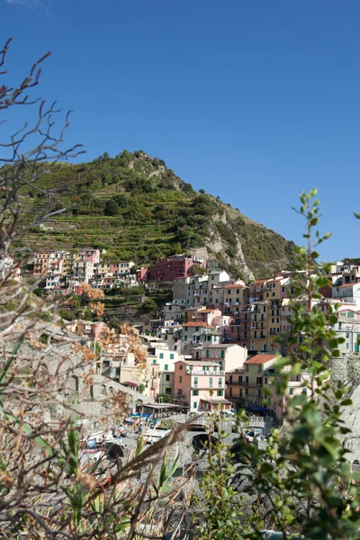 Manarola - jedno z miast Cinque Terre we Włoszech — Zdjęcie stockowe