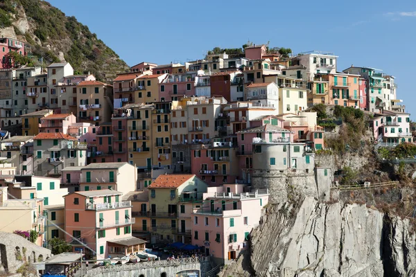 Manarola - jedno z měst Cinque Terre v Itálii — Stock fotografie