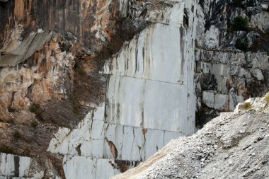 Mermer ocakları - apuan alps, carrara,