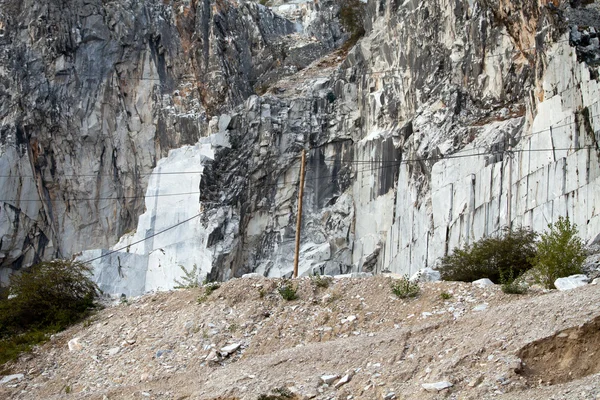 A márvány kőfejtő - a apuan-Alpokra, a carrarai, — Stock Fotó
