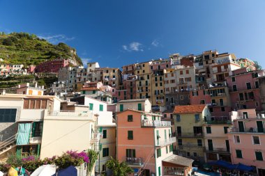 Manarola - İtalya 'nın Cinque Terre kentlerinden biri