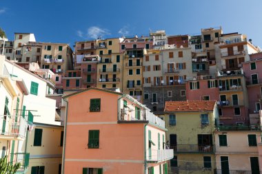 Manarola - İtalya 'nın Cinque Terre kentlerinden biri