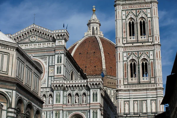Florença - Duomo e Campanile — Fotografia de Stock