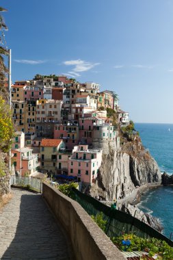 Manarola - İtalya 'nın Cinque Terre kentlerinden biri