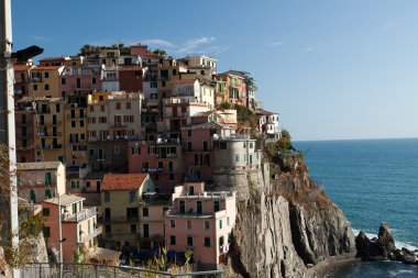 Manarola - İtalya 'nın Cinque Terre kentlerinden biri