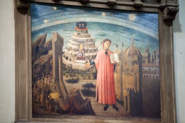 Dante and the Divine Comedy clipart