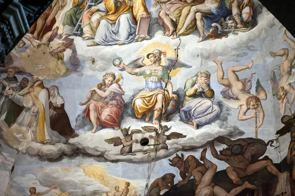 Florença - Duomo O Juízo Final . — Fotografia de Stock