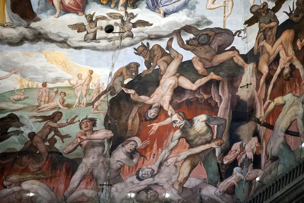 Florença - Duomo O Juízo Final . — Fotografia de Stock