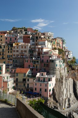 Manarola - İtalya 'nın Cinque Terre kentlerinden biri