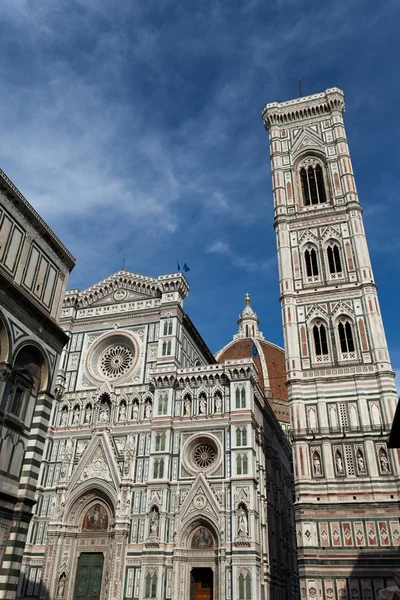 佛罗伦萨-大教堂及钟楼 — 图库照片