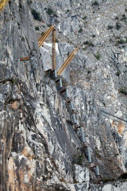 Mermer ocakları - apuan alps, carrara