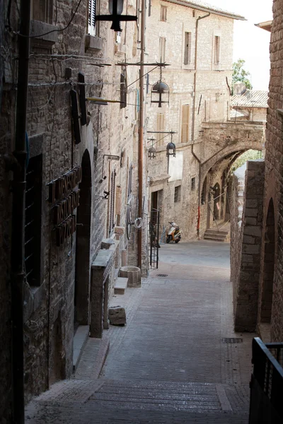 Ассізі - середньовічне місто — стокове фото