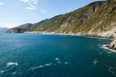 Cinque terre-sahil manarola ve corniglia arasında