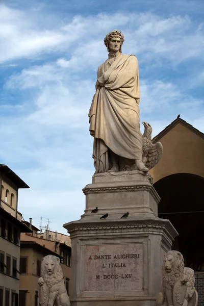 El famoso poeta Dante Alighieri . — Foto de Stock
