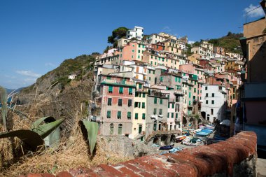 Riomaggiore - İtalya 'nın Cinque Terre kentlerinden biri