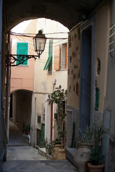 Riomaggiore - una delle città delle Cinque Terre — Foto Stock