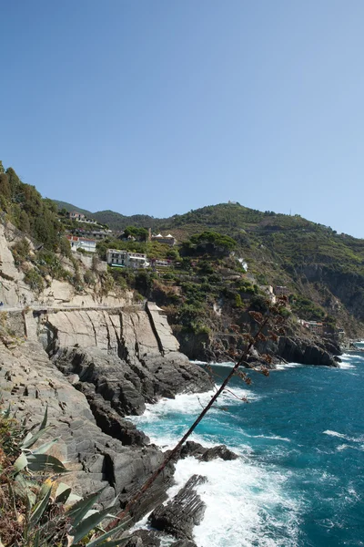Cinque Terre - camino del amor. Liguria , — Foto de Stock