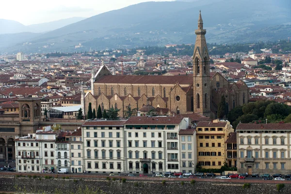 stock image Florence - basilica of Santa Croce