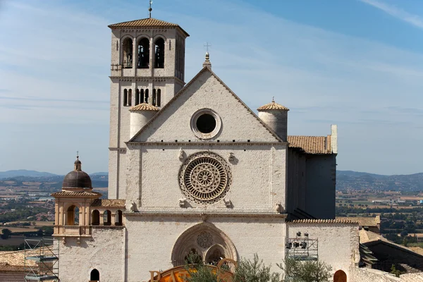 Basílica de San Francisco, Asís, Italia — Foto de Stock