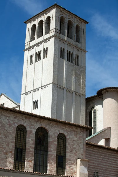 Базилика Святого Франциска, Ассизи, Италия — стоковое фото