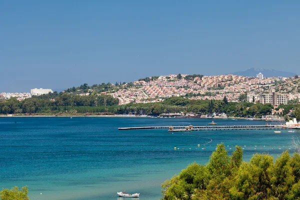 Egeïsche kust - recreaiton gebied en strand — Stockfoto
