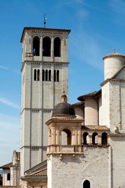 Basilica of Saint Francis, Assisi, Italien - Stock-foto