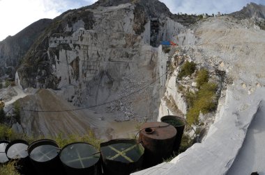 Mermer ocakları - apuan alps, carrara