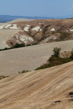 Girit senesialpineskiërs bergen op de achtergrond