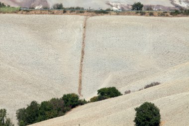 Girit senesialpineskiërs bergen op de achtergrond