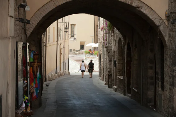 Assisi - středověké město — Stock fotografie