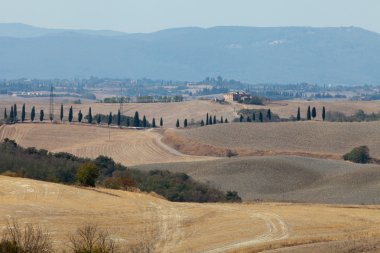 The landscape of the Tuscany clipart