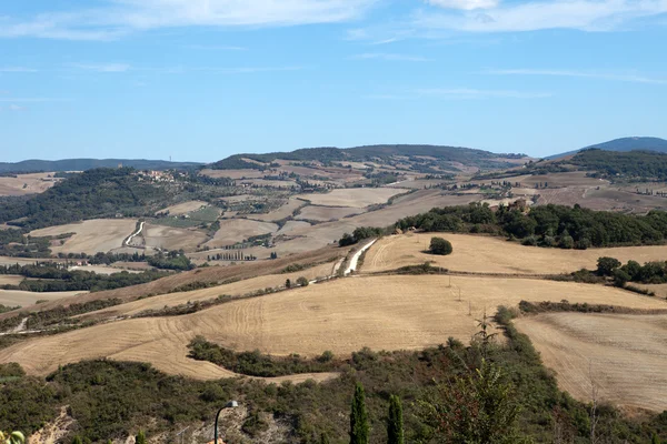 ピエンツァとモンティッキエッロ周辺の丘 — ストック写真