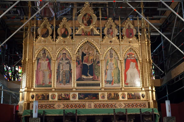 Floransa - santa croce, ana altar — Stok fotoğraf