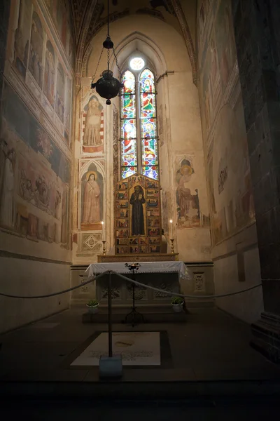 Florens - santa croce, bardi kapell — Stockfoto