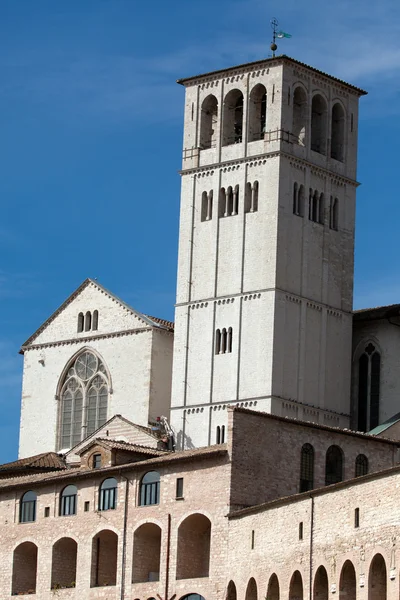 Bazilika svatého Františka, assisi, Itálie — Stock fotografie