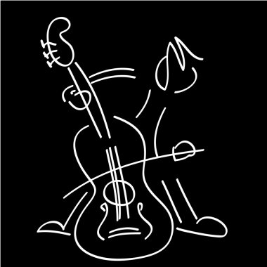 bass viol music clipart