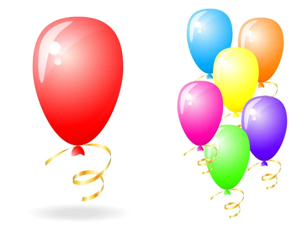 Kutlama balonları — Stok Vektör