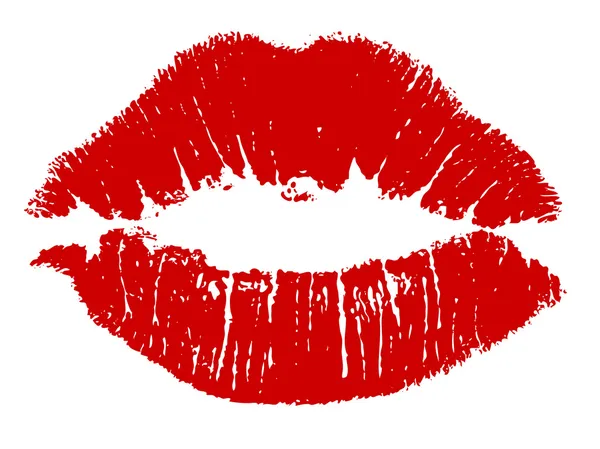 Bacio labbra — Vettoriale Stock