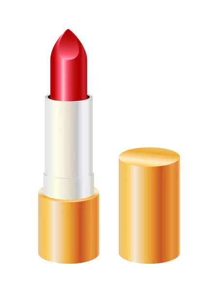 Rode lippenstift vector — Stockvector