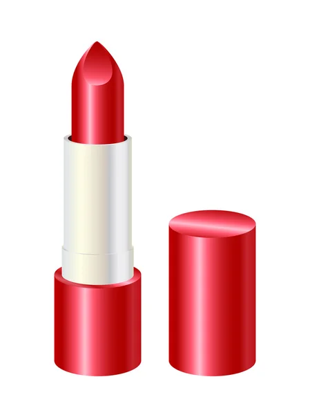 Rouge à lèvres rouge vecteur — Image vectorielle