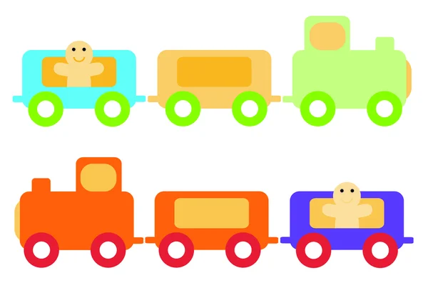 火车玩具 — 图库矢量图片